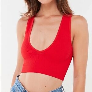 Out From Under Hailey Seamless top - Red